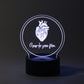 Personalized light Valentines Gift Ideas