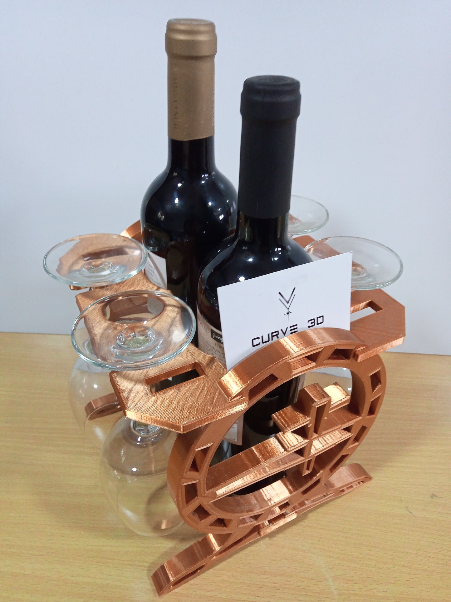 Centerpiece for wine and glasses