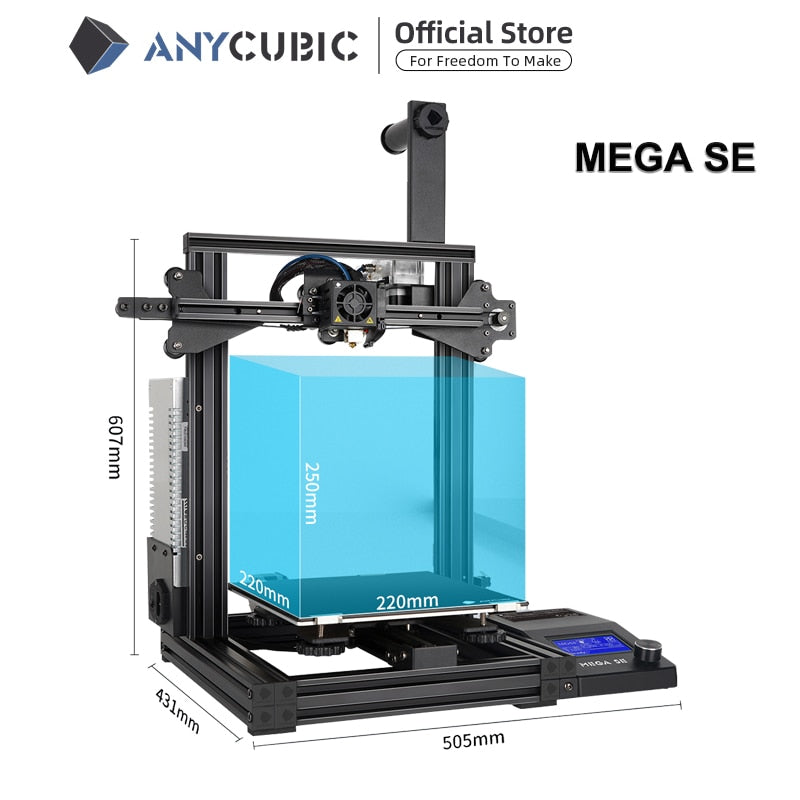 ANYCUBIC 3D Printer Vyper,Mega S,Mega X,Mega Pro (Oferta de Filamento)