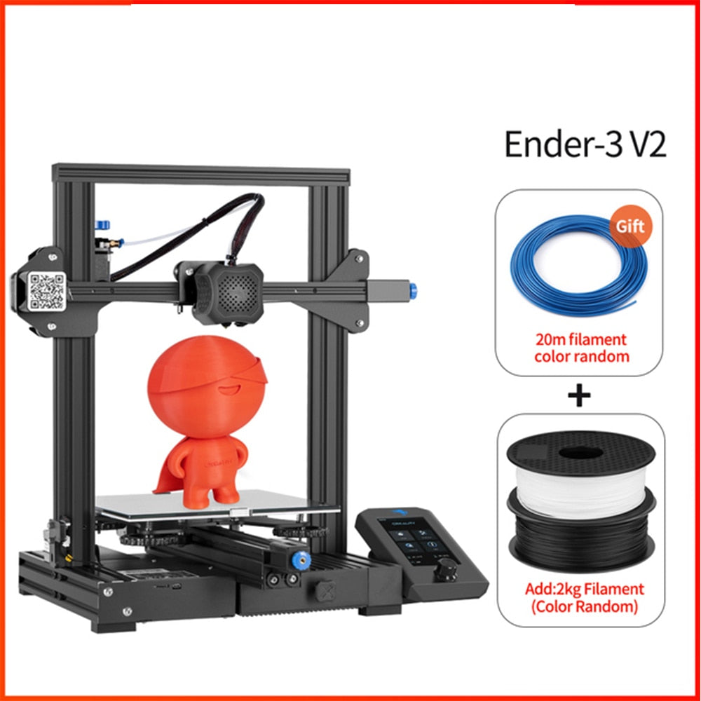 Creality Ender-3 V2 3D Printer Kit Silent TMC2208 (Filament Offer)