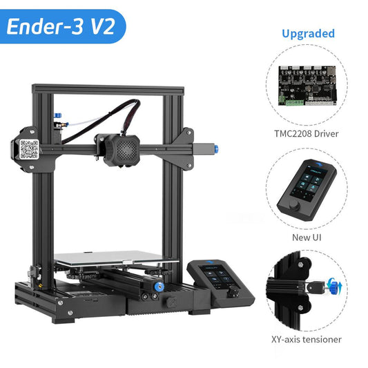 Creality Ender-3 V2 3D Printer Kit Silent TMC2208 (Filament Offer)