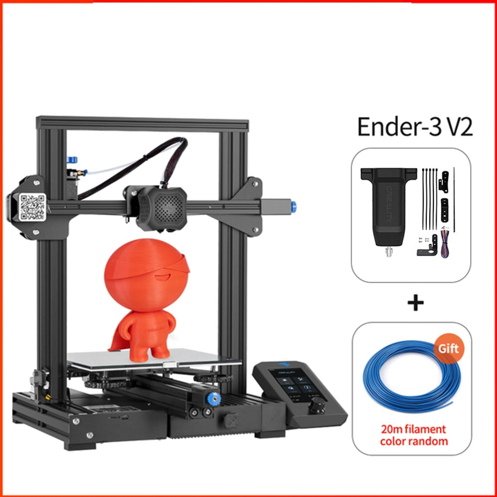 Creality Ender-3 V2 3D Printer Kit Silent TMC2208 (Filament Offer)